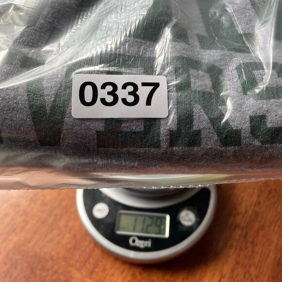 VTG 90s Ohio University Bobcats NCAA Heather Gray Green Crewneck Sweatshirt S - Picture 5 of 5